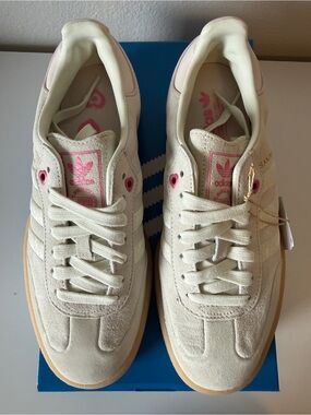 Adidas Ivory Pink Fusion Women's Sneakers